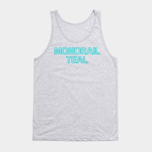 Monorail Teal Tank Top